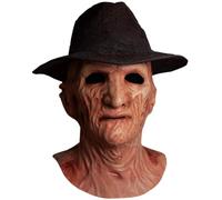 A Nightmare On Elm Street 2 Deluxe Freddy Adulto Maschera W/Cappello Fedora