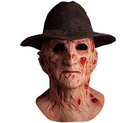 A Nightmare On Elm Street 4 Freddy Costume In Lattice Per Adulti Con Cappello