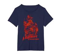 A Nightmare on Elm Street Chest of Souls Maglietta, Donna Plus-Size, Navy, 3X