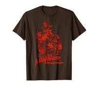 A Nightmare on Elm Street Chest of Souls Maglietta, Uomo, Marrone, L