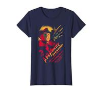A Nightmare on Elm Street Freddy Claws Maglietta, Donna, Navy, L