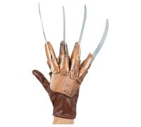 Incubo Elm Street Freddy Krueger Guanto - Autentico Halloween Accessorio