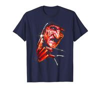 A Nightmare on Elm Street Freddy's Face Maglietta, Uomo, Navy, M