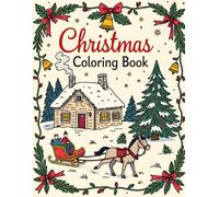A Nostalgic, Vintage-Style Christmas Coloring Book