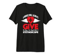 A Nurse Will Always Give Us Hope An Angel with A Stethoscope Maglietta Premium