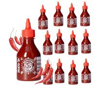 A-ONE Salsa Sriracha 12 x 200 ml - Super Hot - Salsa al peperoncino extra piccante - perfetta per Gastro