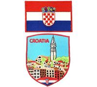 A-ONE Toppa Croazia City View Outdoor Sport Patch + Distintivo Croazia Assault Vest Badge, Soldato, Esercito, Polizia, Gonne, Vestito, Cappelli, Jeans, Patch di riparazione tessuti alla moda NO.453C