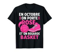 a Ottobre indossiamo la consapevolezza del Cancro al Seno da Basket Rosa Maglietta