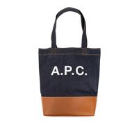 A.P.C. - Axel Small Shopper Bag - -Bags -unisex -Blu -ONE SIZE