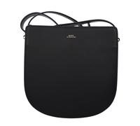 A.P.C. Black Leather Crossbody Bag