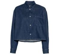 A.P.C. - Camicia di jeans Samantha Corta Bottoni Tasca - - Blouses & Shirts - Donna - Blu - 2XS