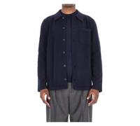 A.P.C. - Cardigan Blu Maglione con Tasca - - Jackets - Uomo - Blu - S