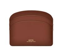 A.P.C. - Demi-Lune Card Holder - - Accessories - Donna - Marrone - ONE SIZE