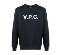 A.P.C. - Felpa Blu Scuro per Uomo - - Sweatshirts & Hoodies - Uomo - Blu - L