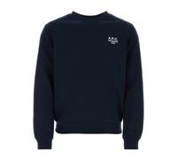 A.P.C. - Felpa in cotone blu notte - - Sweatshirts & Hoodies - Uomo - Blu - L