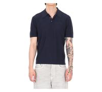 A.P.C. - Polo in cotone-cashmere con taschino - - Tops - Uomo - Blu - S