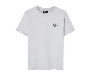 A.P.C. - T-shirt con Ricamo - - Tops - Uomo - Grigio - XL
