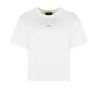 A.P.C. - T-Shirt Girocollo in Cotone - - Tops - Donna - Bianco - L