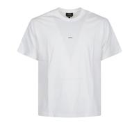 A.P.C. - T-shirt Micro Logo Boxy Gots - - Tops - Uomo - Bianco - M