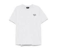 A.P.C., ,Tops ,Uomo ,Grigio ,XL T-shirt con Ricamo