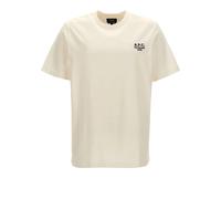 A.P.C., ,Tops ,Uomo ,Bianco ,L Standard Rue Madame T-Shirt Girocollo in Cotone