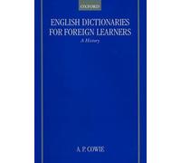 A. P. Cowie English Dictionaries for Foreign Learners (Copertina rigida)