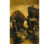 A Pair of Shoes - Vincent van Gogh - Hardcover Notebook: 120 Lined Pages 6" x 9" Journal Diary Notepad