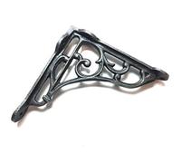 A PAIR OF SMALL CLASSIC VICTORIAN SCROLL SHELF BRACKETS 5 INCH BRACKET CAST IRON by knobs and knockers