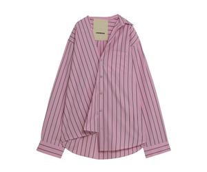 A Paper Kid - Overshirt a Righe - - Blouses & Shirts - Donna - Rosa - M