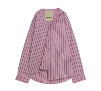 A Paper Kid - Overshirt a Righe - -Blouses & Shirts -Donna -Rosa -XS