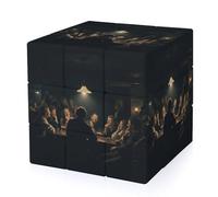 A Party in A Tavern Magic Cube,L'originale cubo 3x3,Speed Cube Problem-Solving Brain Teaser,Giocattolo puzzle sensoriale facile da girare,Giocattoli sensoriali antistress forma Fidget