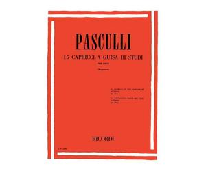 A. PASCULLI - 15 CAPRICCI A GUISA DI STUDI PER OBOE - SPARTITI