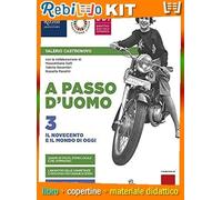 A PASSO D'UOMO 3 - ATLANTE+QUADERNO (9788830209527) - Libro Scolastico + Kit Scuola con Copertine Rebillo
