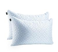 A-Pce Cuscini Altezza Regolabile Cuscino 66x51 cm (Set di 2), Imbottitura in Microfibra King Size Cuscino Memory Foam, Federa Rimovibileper, per Tutti i Dormienti