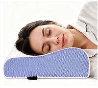A-Pce Cuscino Cervicale Ortopedico Ergonomico, Cuscino Rinfrescante con Fodera Sfoderabile per Alleviare il Dolore al Collo e alle Spalle