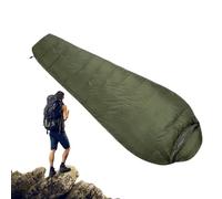 a pelo per adulti | Sacco a pelo Down Camp, leggero, per il freddo, per viaggiare con lo zaino in spalla,Sacco a impermeabile da campo per climi freddi