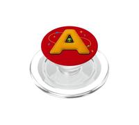 A per Alien Space Exploration Retro Lettera rossa PopSockets PopGrip per MagSafe