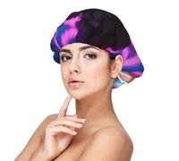 A Performer's Glow - Cuffia da notte in raso per adulti, protezione dei capelli e comfort, nero, taglia unica