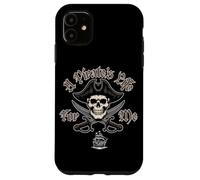 A Pirate's Life For Me Cranio e Spade Colore Pirata Custodia per iPhone 11