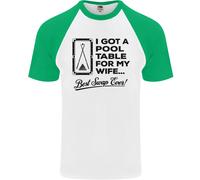 A Piscina Stecca per My Wife Migliore Swap Ever DA UOMO S/S Baseball T-Shirt