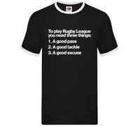 A Play Rugby League Hai Bisogno Tre Cose - Uomo Suoneria - Divertente Player