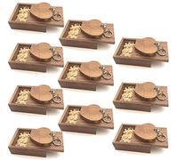 A Plus+ 10 Pezzi Chiavetta USB 3.0 da 32GB Cuore di Legno + 10 Pezzi Scatole di Legno Regali di nozze Fotografia