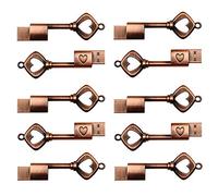 A Plus+ 10 Pezzi Chiavette USB per Matrimonio 32GB Pendrive Cuore USB Portachiavi USB Regalo