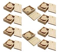 A Plus+ 10 Pezzi USB 3.0 PenDrive 32gb, Cuore di Legno Chiavetta USB 3.0 con Confezione Regalo per matrimonio e fotografia