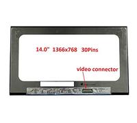 A Plus Screen Narraw - Schermo a Lunetta Compatibile con N140BGE-E54,NT140WHM-N45 HD 1366X768 WXGA Slim Laptop LED LCD di Ricambio