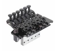 a Ponte Tremolo, Piccolo e Comodo Ricambio a Doppio Dondolo con Parti di Riparazione della Barra per Chitarre (BLACK)