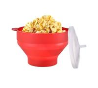 à Pop-Corn Micro-ondes - Silicone Résistant Chaleur | Machine Pop-Corn Micro-ondes | Bol Pratique avec Couvercle pour Popcorn Maison, Cuisine, Fête, Snack Facile à Préparer