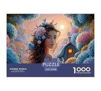 A Portrait of An Extremely Beautiful Young Woman 1000 Pezzi Cartoncino Extra-spesso Puzzle Premium Elegant Woman Impossibilmente Difficile Giocattolo Di Compleanno Puzzle Regali Per Famiglia E Amici 5