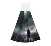 A Post-Apocalypse - Salviette per le mani in velluto di corallo - Asciugamani da appendere per cucina, bagno, campeggio, esterni e altro ancora, strofinacci assorbenti