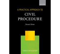 A Practical Approach to Civil Procedure-Sime, Stuart-Copertina flessibile